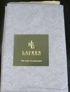 Ralph Lauren Putney Paisley King Pillowcases NIP  