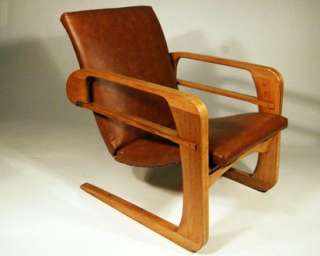 Original 1934 Art Deco Modern Kem Weber Airline Chair  