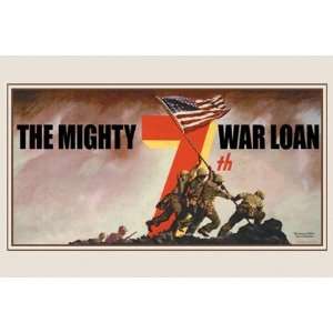 Mighty 7th War Loan by Graham Kaye 18x12 