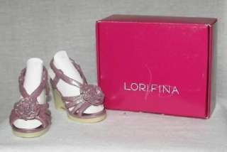 LORIFINA Doll Shoes LAVENDER WEDGE Heels Hasbro NEW  