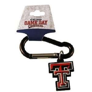  Texas Tech University Keychain Carabiner Pvc Tt Case Pack 