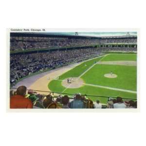  Chicago, Illinois, General View of Comiskey Park, View of 