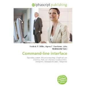  Command line interface (9786132725745) Books