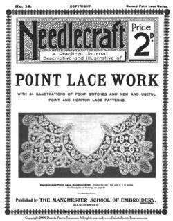 Point Lace Book Lace Patterns Victorian Laces c1910  