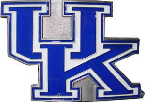   UK Kentucky Wildcats Belt Buckle Pewter Removable  NCAA