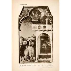  1909 Collotype St. Saint Francis Beggar Dream Sassetta 