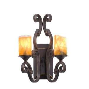    Ibiza Two Light Wall Sconce in Tawny Port