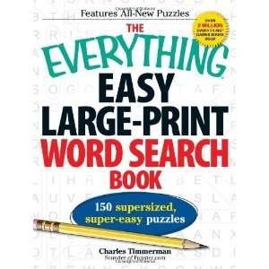   supersized, super easy puzzles [Paperback] Charles Timmerman Books