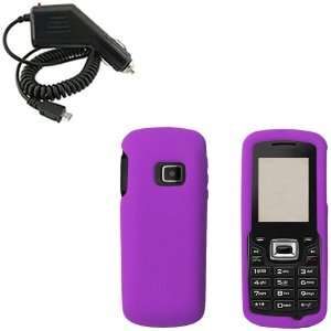 iFase Brand Kyocera Presto S1350 Combo Solid Purple Silicone Skin Case 