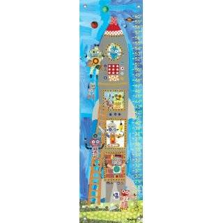   Room Spaceship Wall Sticker Growth Height Chart Explore similar items