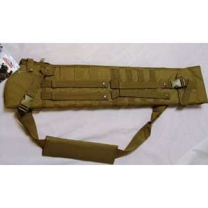 com Molle Shotgun Scabbard Coyote / Tan with Sling 34 overall length 