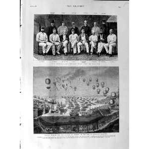    1888 Australian Cricket Team Trott Jarvis Bannerman