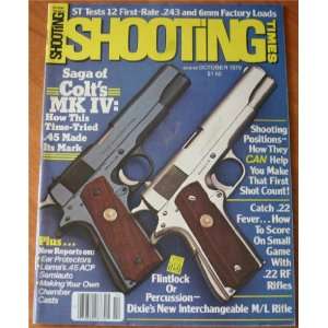  Shooting Times October 1979 Saga of Colts MK IV How this 