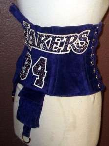 Shaquille Wife Shaunie ONeal Game Used Worn Lakers 34 Rhinestone 