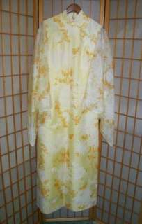 VTG 60s 70s ALFRED SHAHEEN Hippie Angel Wing MAXI DRESS  