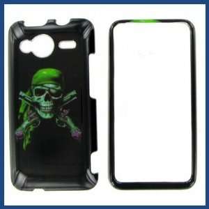  HTC Evo Shift 4G Green Skull Protective Case Electronics