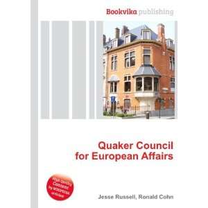  Quaker Council for European Affairs Ronald Cohn Jesse 