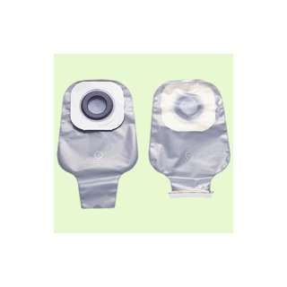   Premium Drainable Ostomy Pouch Karaya 5 Ring 1 1/2Open Transparent