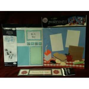  Generations 12 x 12 Pre Made Scrapbook Pages Boy Lunches 