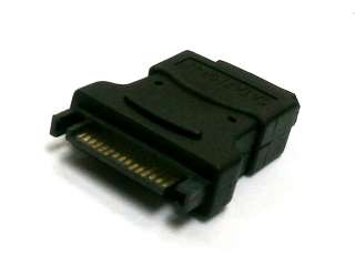 SATA (Male)Power Cable to Molex 4 pin IDE Drive Adapter  