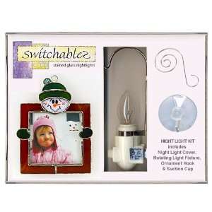  Switchables   SW156K   Snowman Frame   Stained Glass Night 