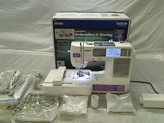   SE400 Computerized Embroidery and Sewing Machine $899.00 RETAIL  