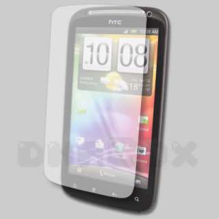 Leather Case Pouch Cover Skin + Film For HTC Sensation _CK  