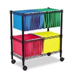   File Cart   26w x14d x 30h, Black(sold in packs of 3)