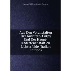   (Italian Edition) Benstatt Wahlberg Benstatt Wahlberg Books