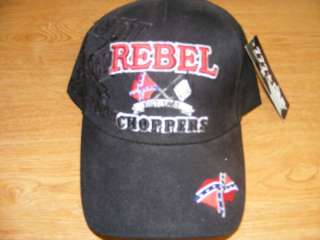 CONFEDERATE REBEL CHOPPERS REDNECK DIXIE 1861 HAT CAP  