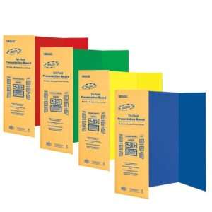   48 Assorted Color Tri Fold Corrugated Case Pack 24