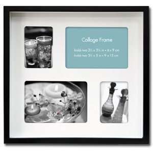  Shadow Box Black Wooden 10 x 9 Collage Frame, Two 2.5 x 
