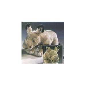  14.5 Inch Realistic Stuffed Rhino By SOS Toys & Games