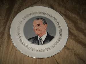 Presidential Collectible Plate Lyndon B. Johnson  