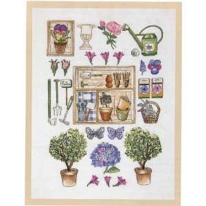 DMC In The Garden Sampler Counted Cross Stitch Kit Toys & Games