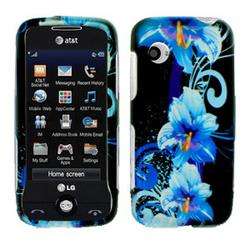 For LG GS290 Cookie / Prime GS390 Hard Case Flower Phone Cover +Screen 