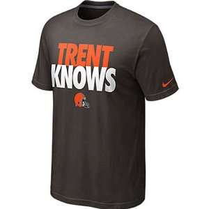 Trent Richardson Cleveland Browns Brown Nike Trent Knows T Shirt 