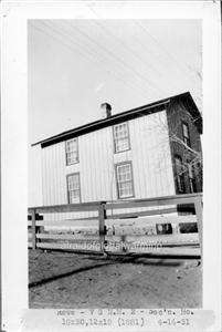 Photo ca 1930 Rowe New Mexico Railroad Section House  