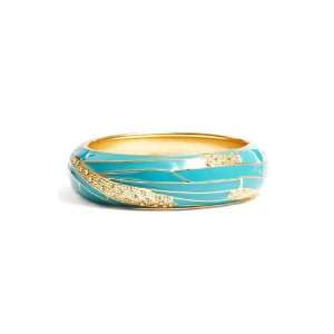  Sequin Medium Insect Wing Enamel Bangle Jewelry