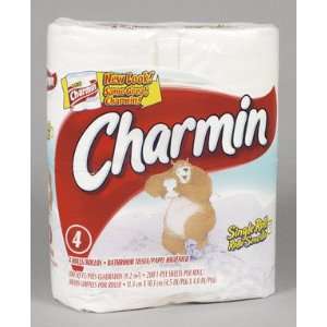  Charmin One Ply Premium Bathroom Tissue, 176 Shts/Roll, 4 