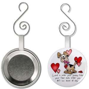  Creative Clam Love Puppy Hearts Valentines Day 2.25 Inch 