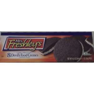 Mrs. Freshleys Creme Filled Cookies (8   1.1 Oz) Devils Food Cremes