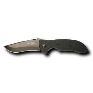   Commander 3 3/4 Plain Edge with Black Teflon