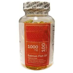  Salmon Oil 1000mg 100 Softgels from All Nature Health 