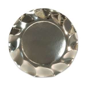  Italian Tableware   Metallic Silver Medium Plates Case 