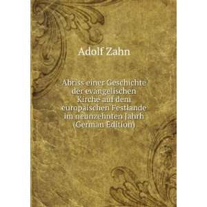   im neunzehnten Jahrh (German Edition) Adolf Zahn  Books