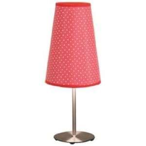 Red Dot Accent Table Lamp