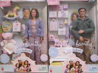 Barbie Happy Family Grandpa & GrandmaNew In The Box  
