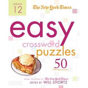  Easy Crossword Puzzles Vol 12