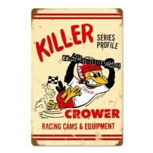  Killer Series Crower Cams Vintage Metal Sign Racing
